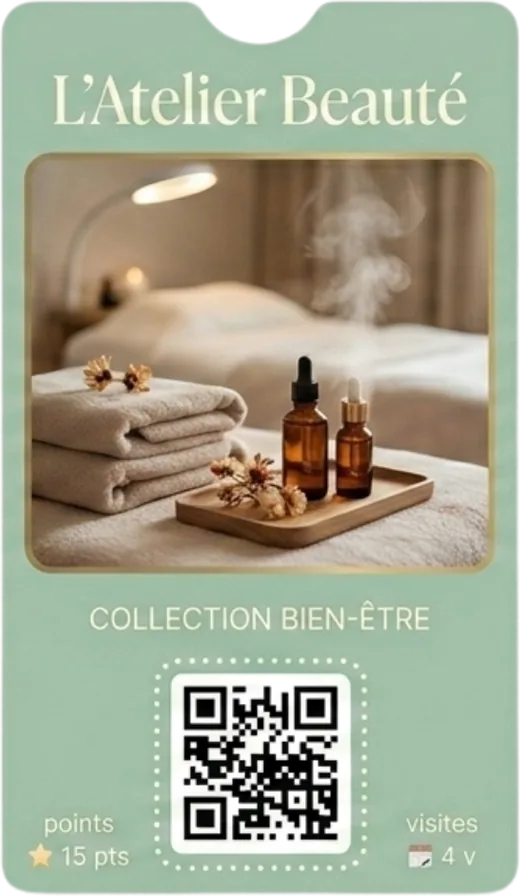 Carte de fidélité L'Atelier Beauté