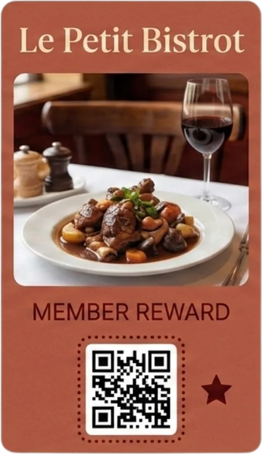 Carte de fidélité Le Petit Bistrot